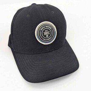 NWOT TRAVIS MATHEW CALIFORNIA LOGO BLACK CAP HAT ONE SIZE